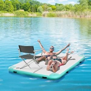 Aosom Outsunny Water Inflatable Floating Dock