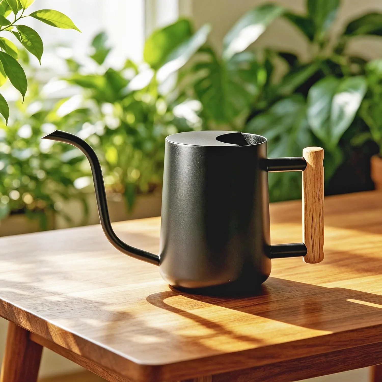 Elevate Your Gardening Experience with the Bamworld Watering Can Indoor Plants 35oz Small Watering Can Stainless Steel Water Can for Indoor Outdoor Home Plants Garden Flowers