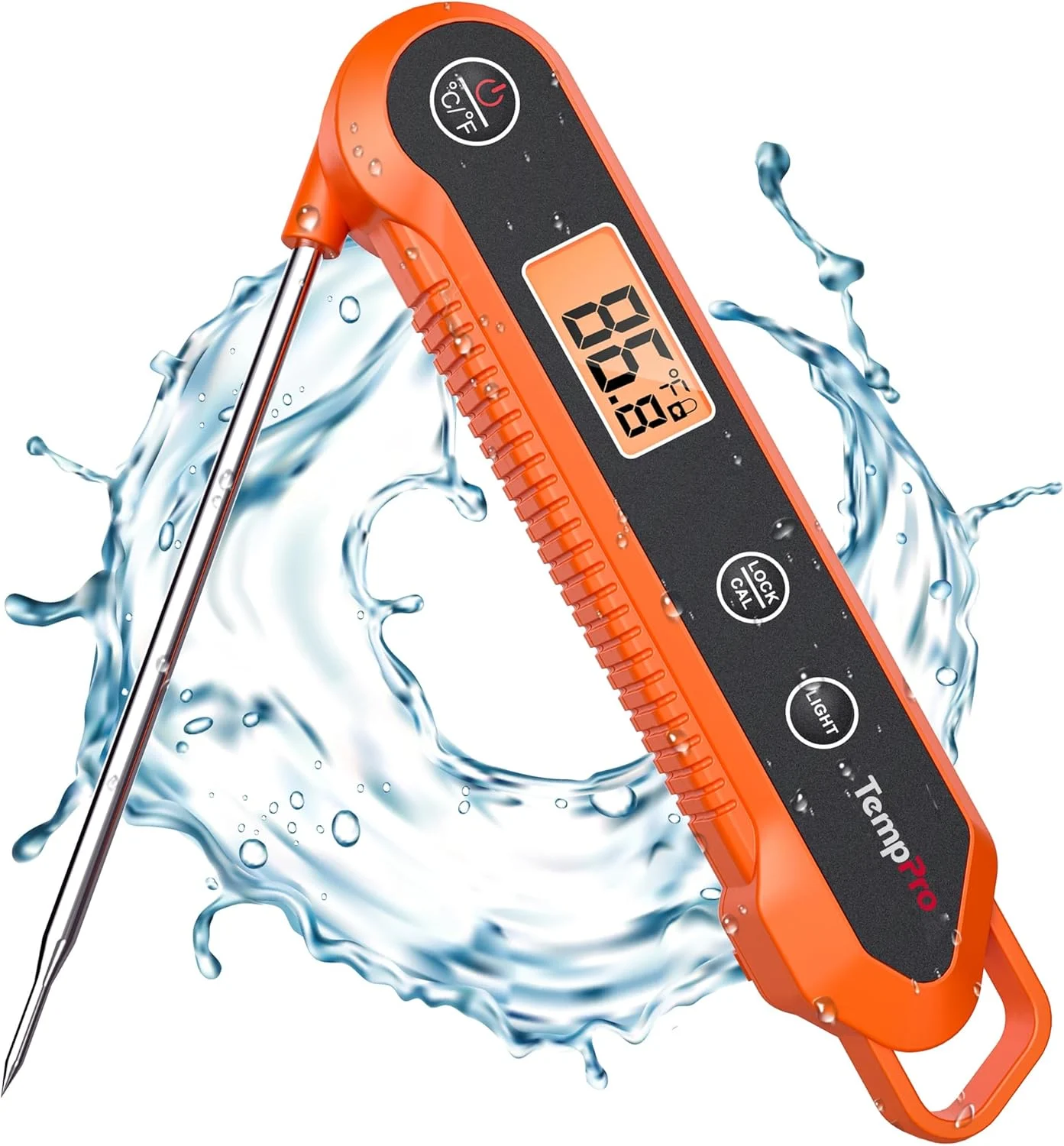 Achieve Perfectly Cooked Meals with the TempPro Digital Instant Read Meat Thermometer for Grilling