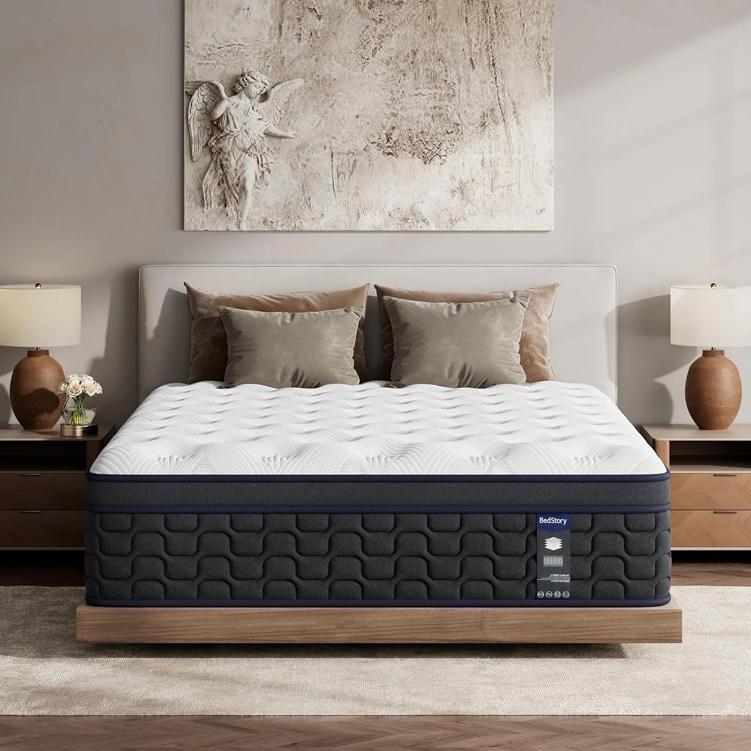 Experience Unmatched Comfort with the BedStory King Mattress 10 Inch, Deep Sleep Hybrid Mattress