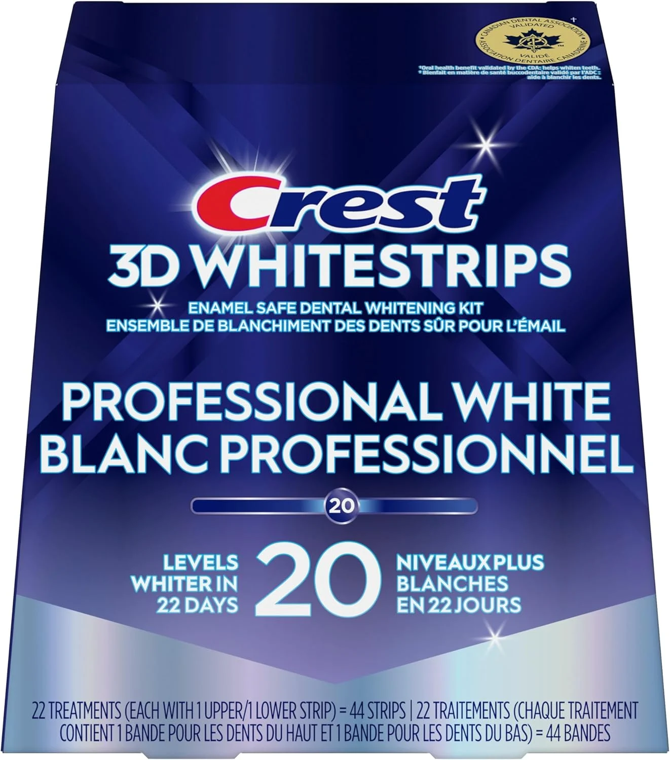 Achieve a Dazzling Smile: An Expert Review of the Crest 3D Whitestrips Professional White At-Home Teeth Whitening Kit, 22 Treatments, 20 Levels Whiter