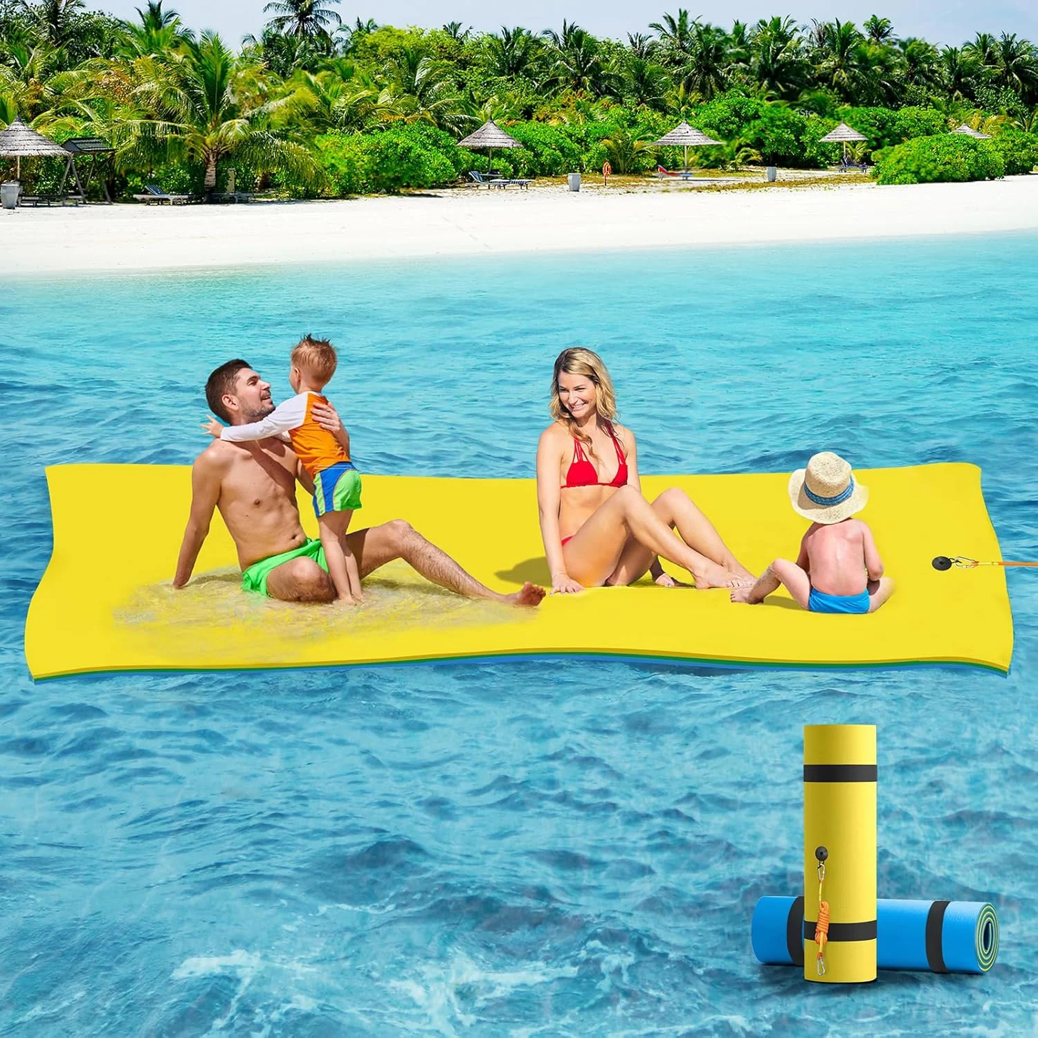 Experience Summer Fun with the CTSC Floating Mat – Lily Pad Floating Mat for Water Adventures