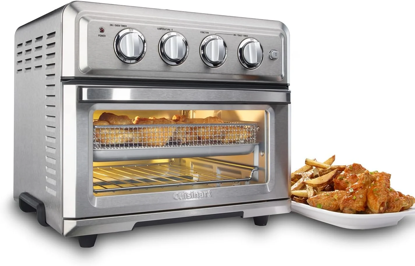 Transform Your Cooking with the Cuisinart Air Fryer + Convection Toaster Oven, 7-in-1 Oven with Bake, Grill, Broil & Warm Options