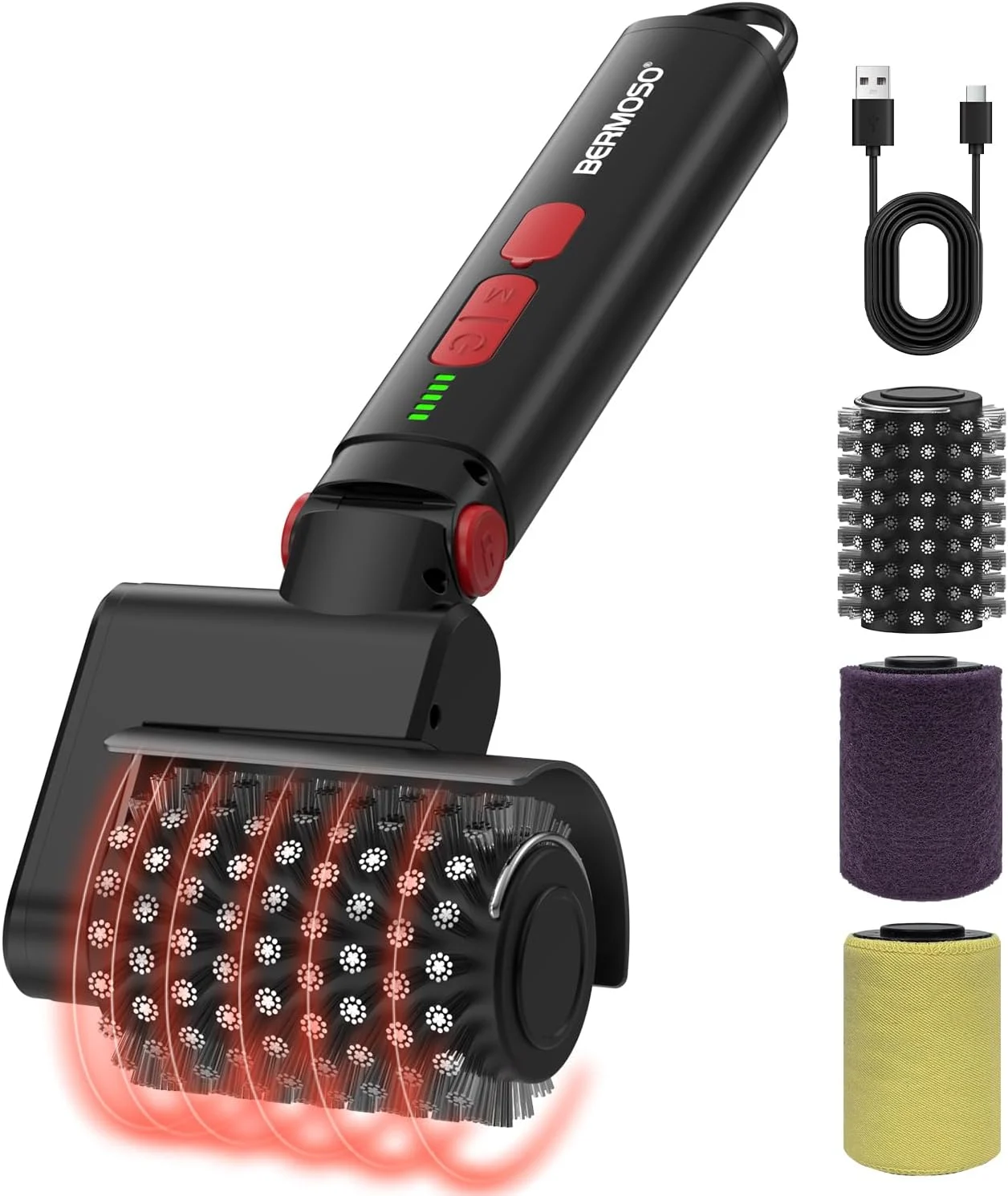 Effortless Cleaning with the Electric Grill Brush, Cordless BBQ Grill Cleaner Tool for Effortless Cleaning