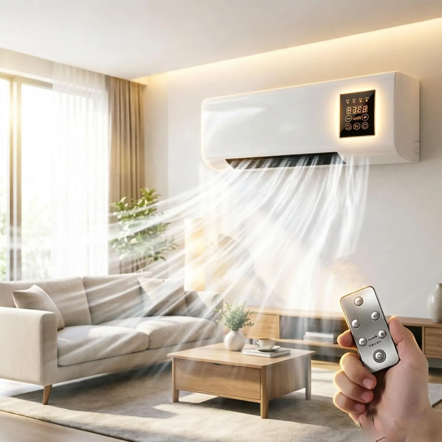 Experience Year-Round Comfort with the EpiCooler Air Conditioner, Quiet Portable Wall-Mounted AC