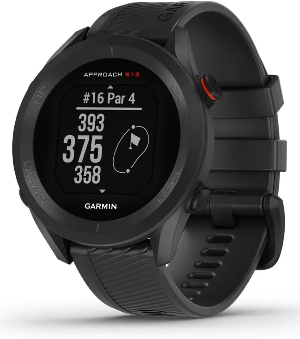 Discover the Garmin Approach S12, Easy-to-Use GPS Golf Watch with 42k+ Preloaded Courses