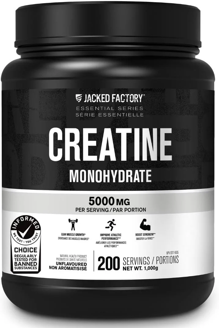 Expert Review: Jacked Factory Creatine Monohydrate Powder 1000g – The Informed Choice for Muscle Mass, Strength, and Performance