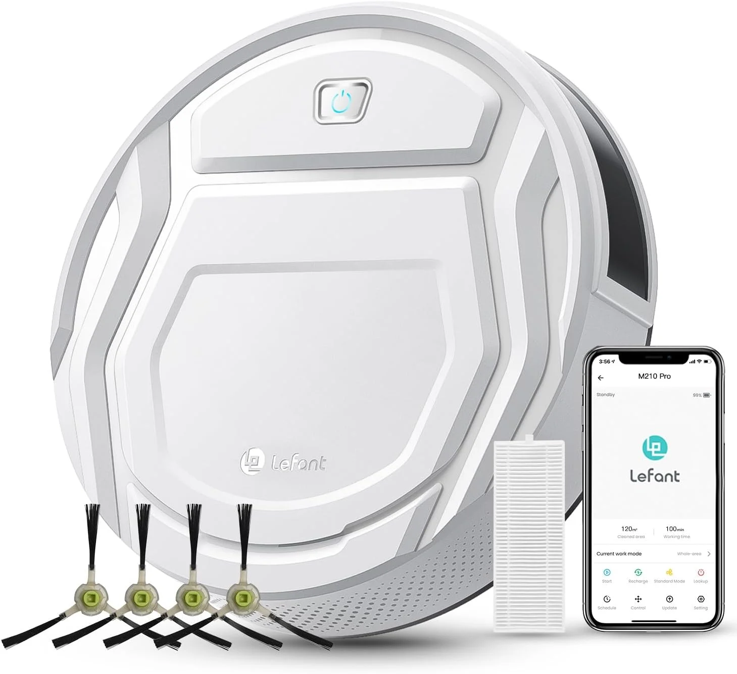 Discover the Lefant Robot Vacuum Cleaner, Slim Robot Vacuum for Pet Hair, Strong Suction, Quiet Operation