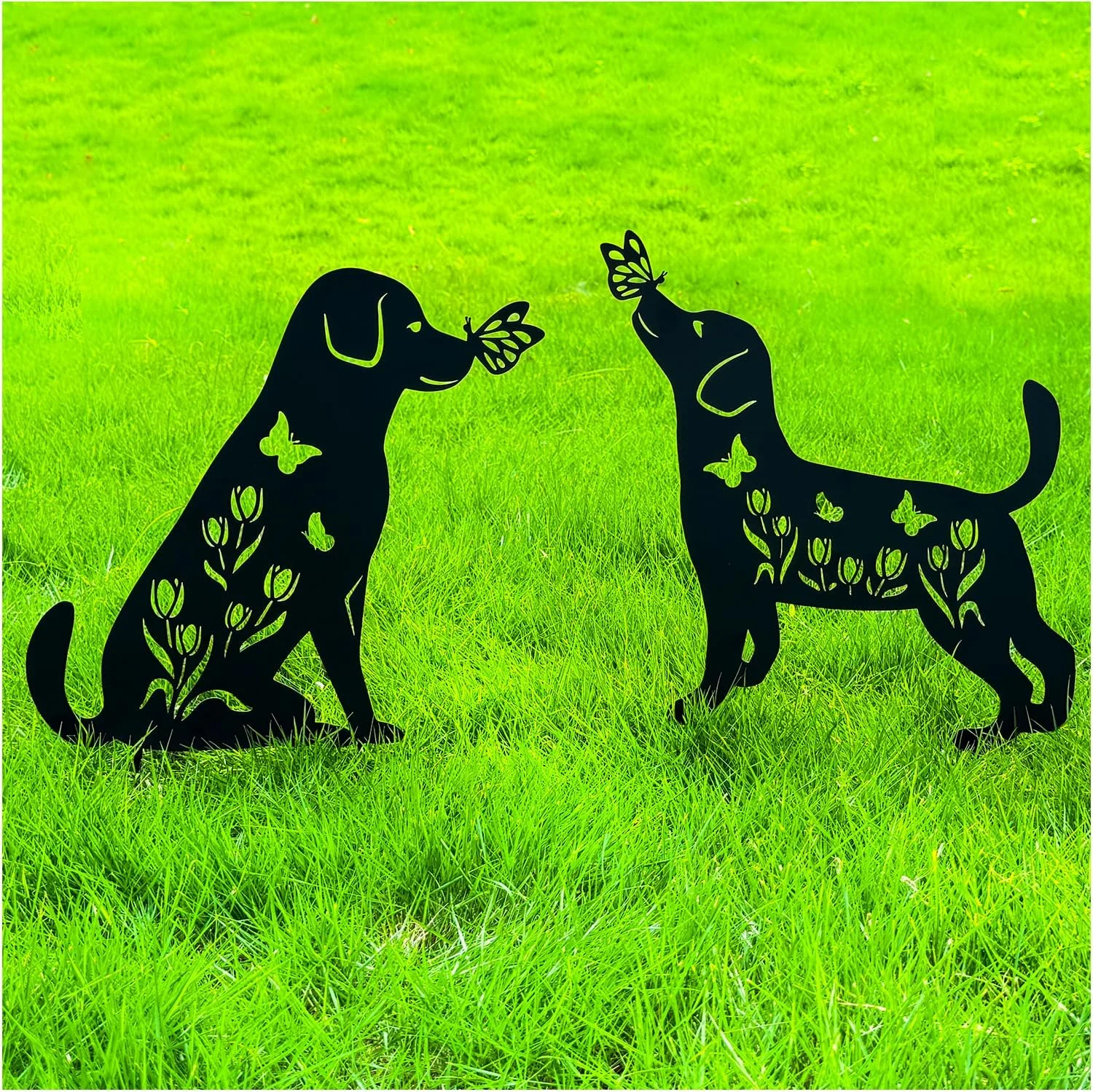 Enhance Your Garden with Metal Dog Decorative Garden Stakes – Gifts for Women/Mom/Men, Dog Lovers