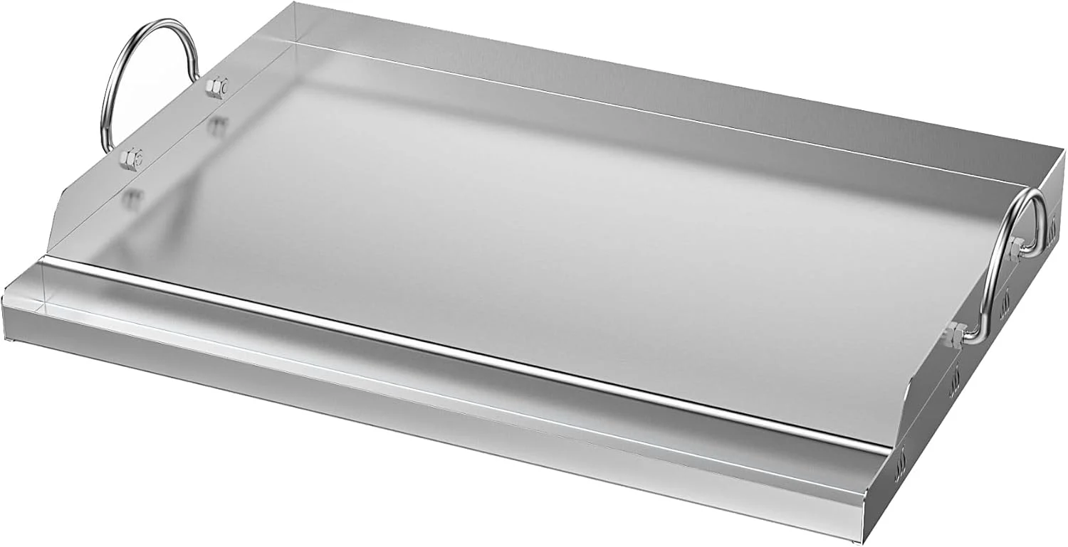 Elevate Your Outdoor Cooking with the Onlyfire Universal Stainless Steel Rectangular Griddle for Gas BBQ Grills