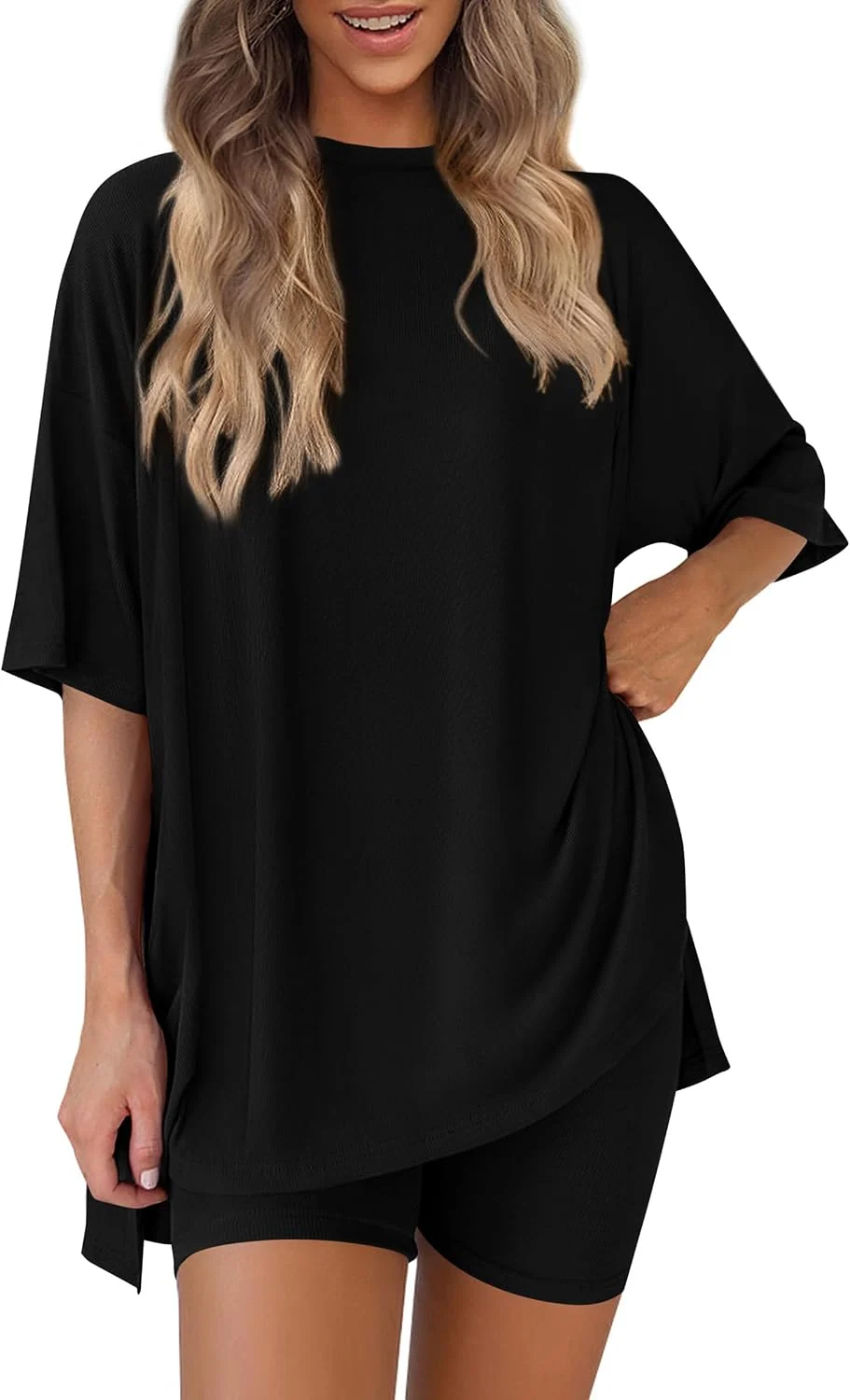 Elevate Your Summer Style: A Review of the PRETTYGARDEN Women’s Two Piece Lounge Set 2026 Summer Casual Oversized Shirts Biker Shorts Matching Airport Travel Outfit