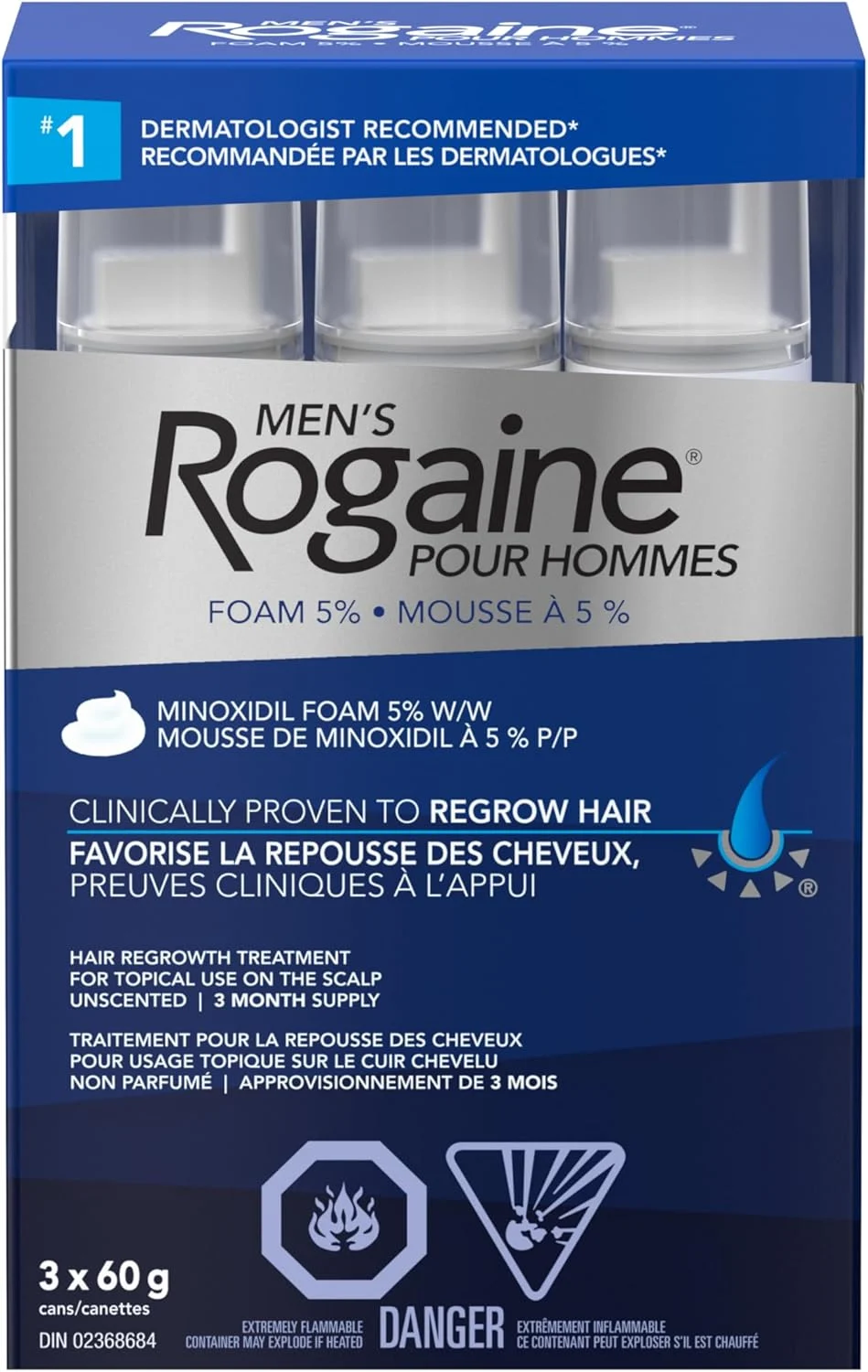 Unlocking Hair Regrowth: A Deep Dive into Rogaine Men’s Hair Regrowth Treatment with 5% Minoxidil Foam for Male Pattern Baldness