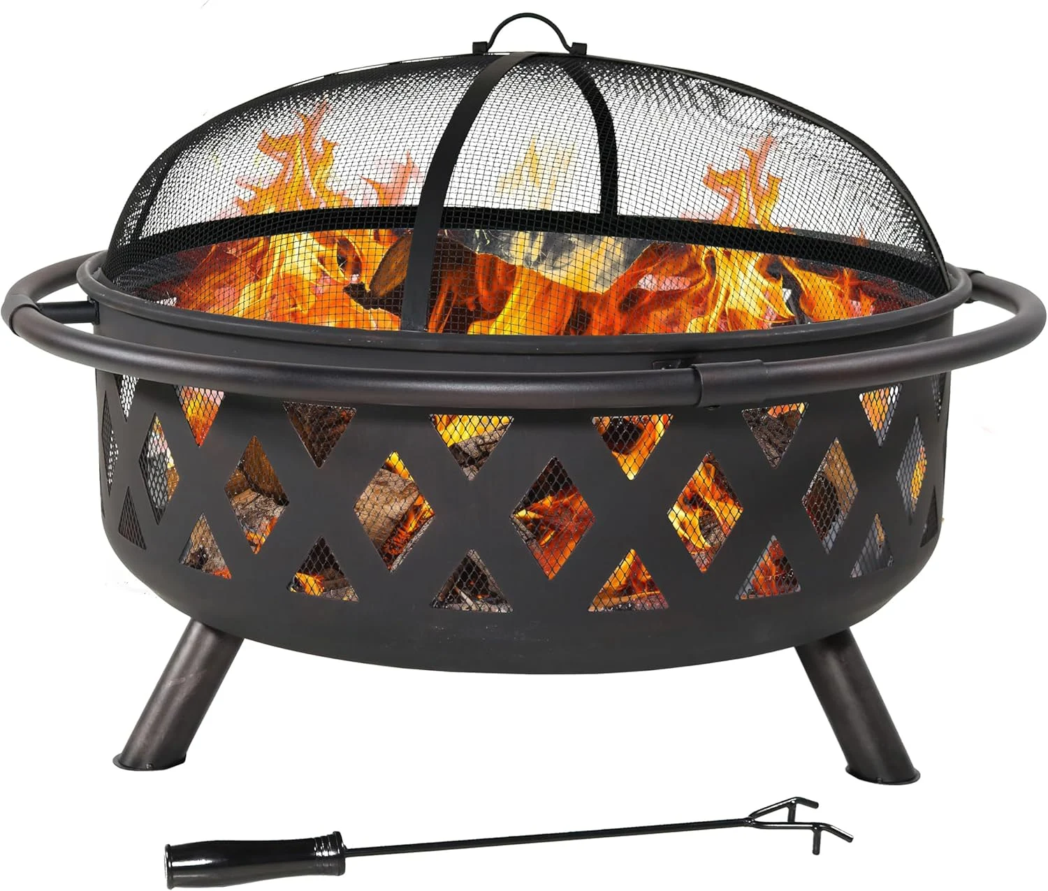 Create Unforgettable Gatherings with the Sunnydaze Cauldron Wood-Burning Outdoor Fire Pit for Patio and Backyard