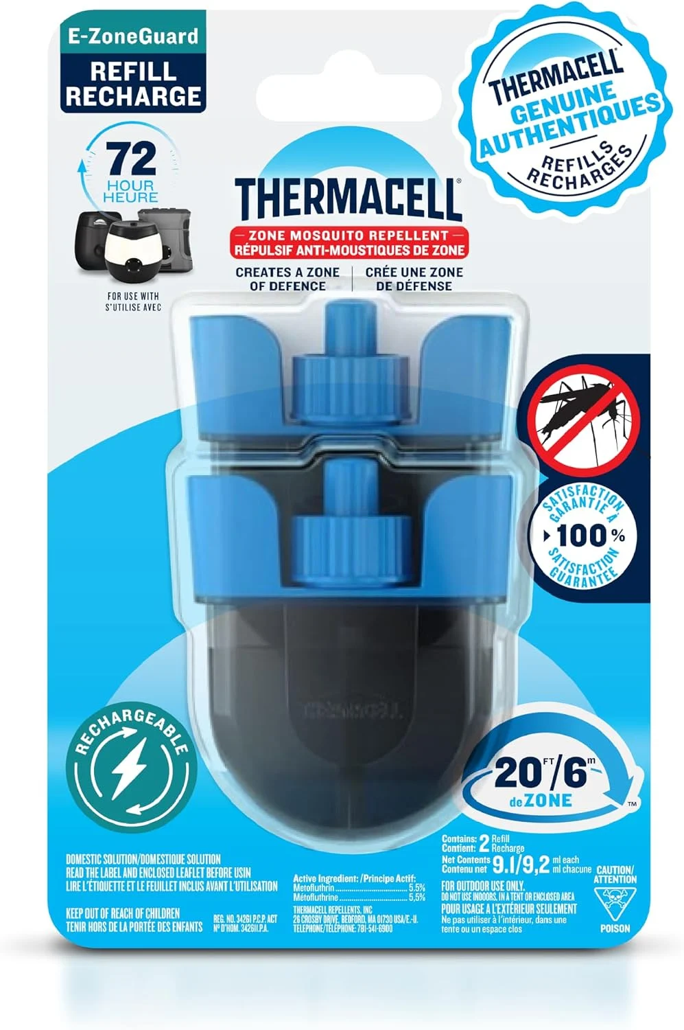 Expert Review: Thermacell Mosquito Rechargeable Repeller Refills – 72 Hours, 20-Foot DEET-Free Zone for E-Series & Radius