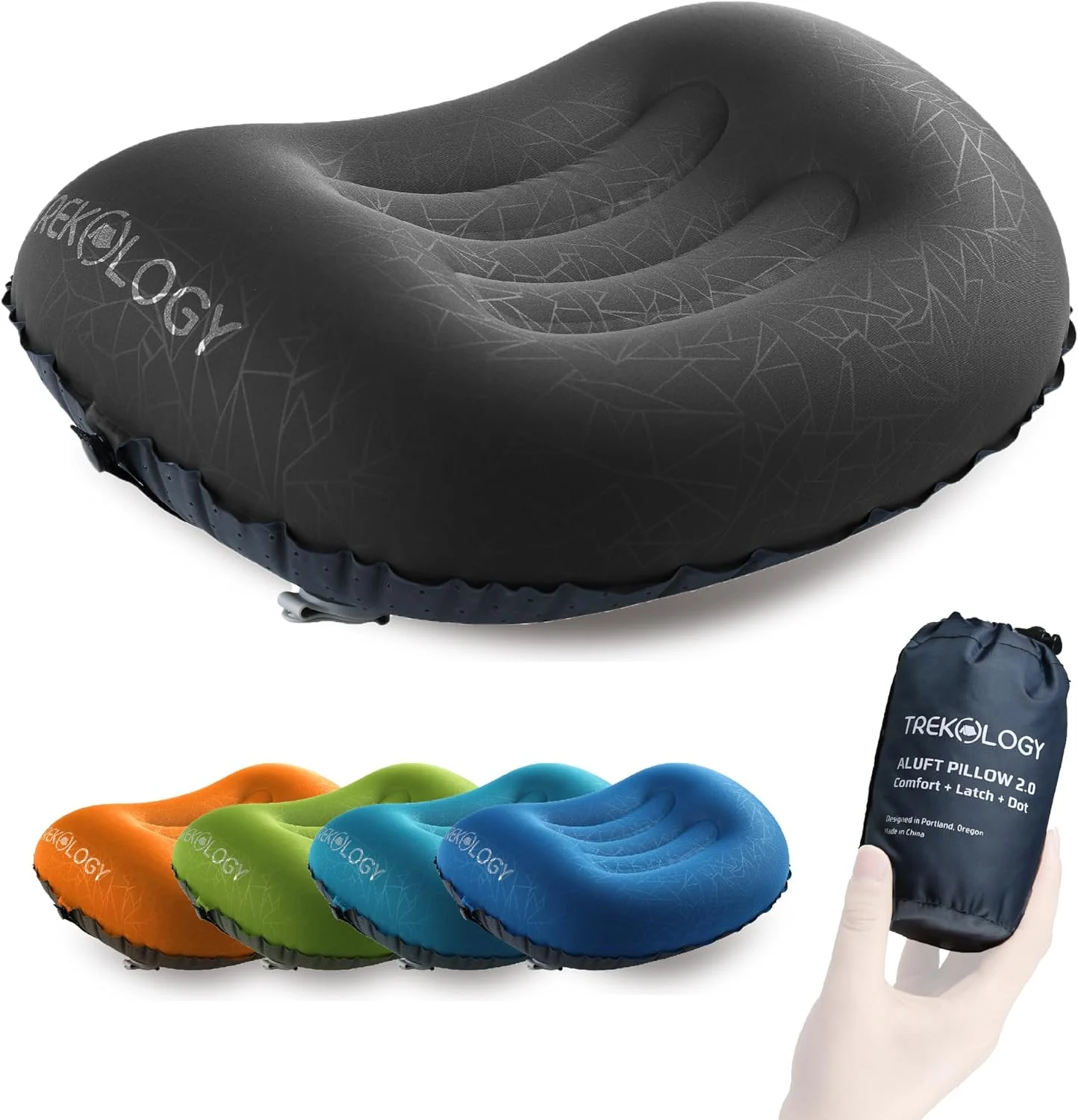 Experience Ultimate Comfort with the TREKOLOGY Pillow ALUFT 2.0, Your Essential Camping Companion