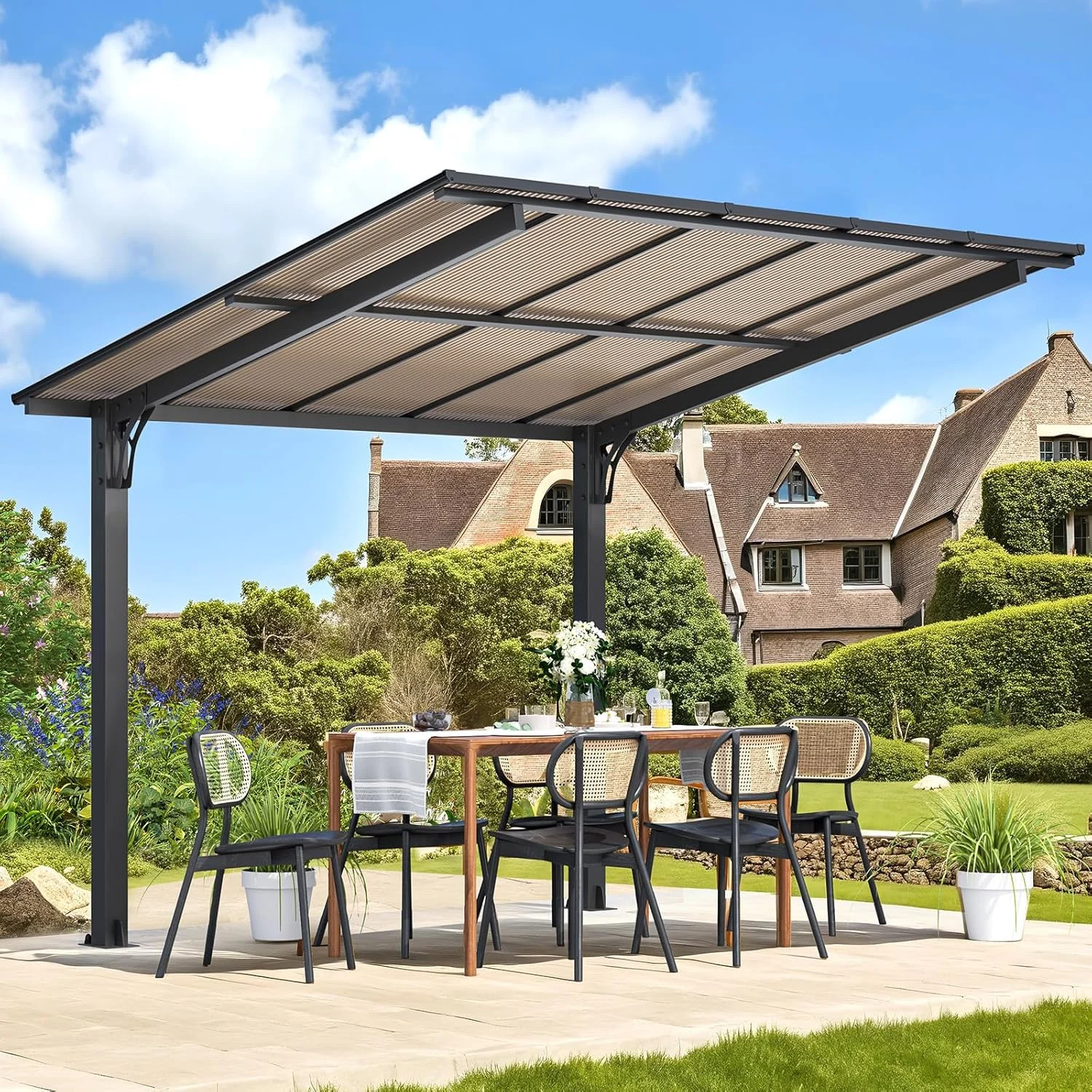 Discover the U-MAX 10′ x 8′ Gazebo for Patio – The Perfect Freestanding Pergola for All Seasons